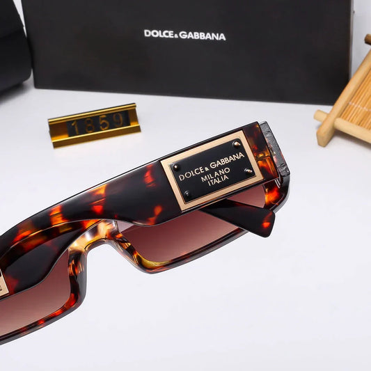 Lage vierkante zonnebril 1859