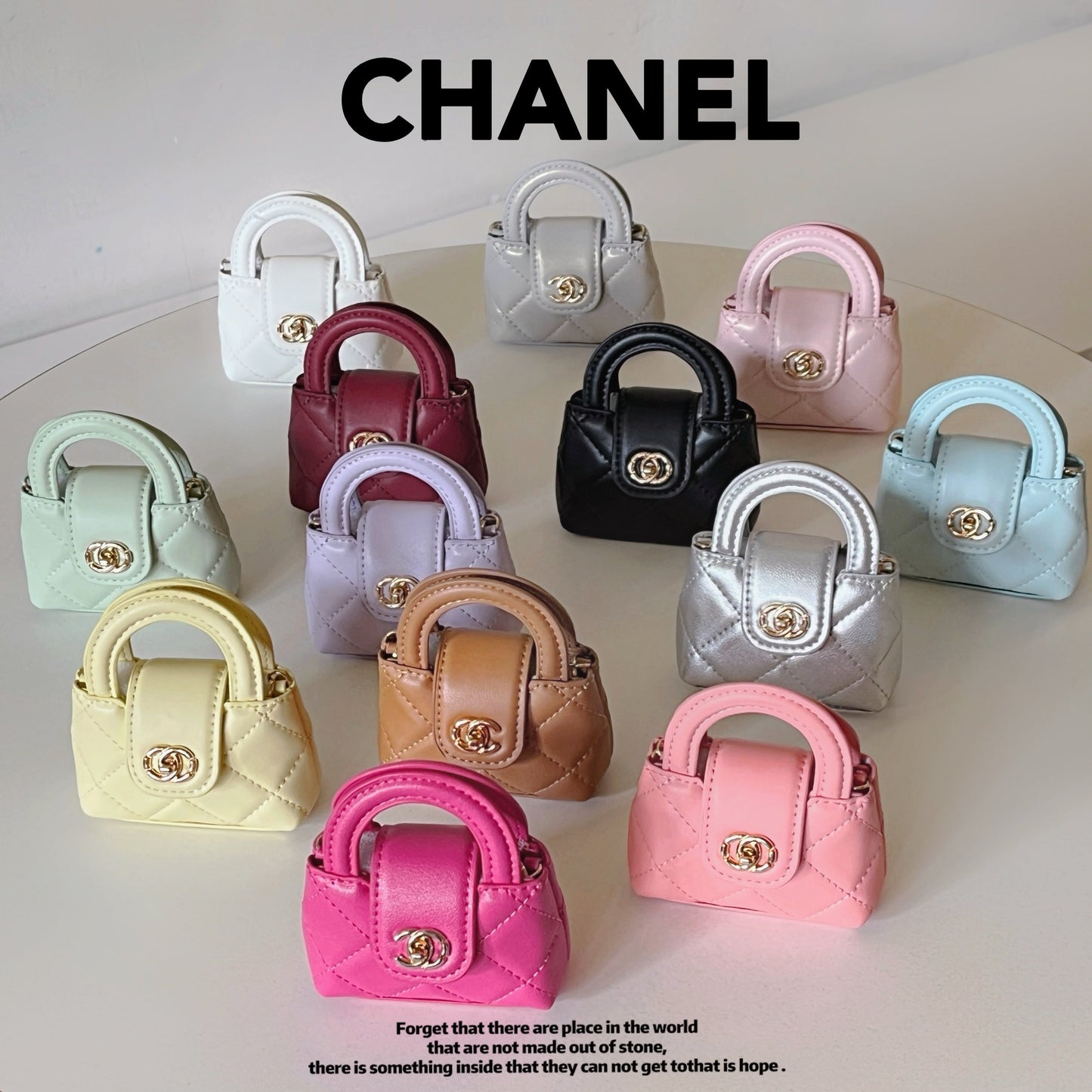 Cute Mini Handbag Style AirPods Case with Chain Strap