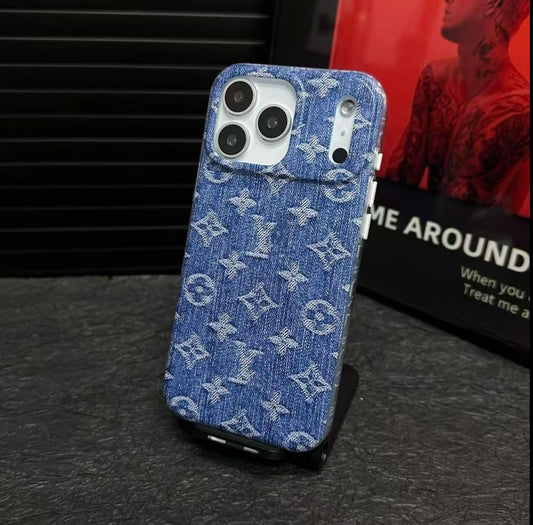 Denim Blue Full-Protection iPhone Case – New Arrival!