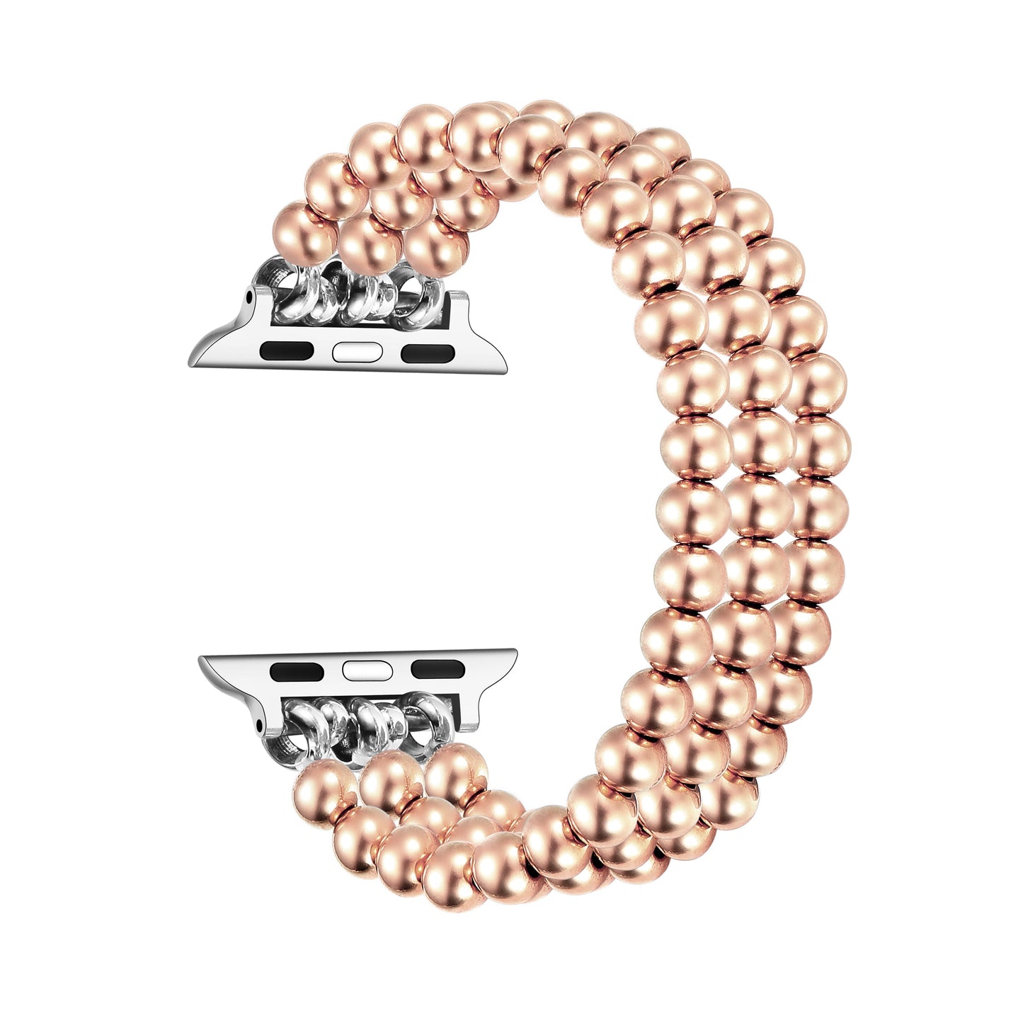 एप्पल वॉच के लिए नोवा स्टेनलेस स्टील बीडेड बैंड