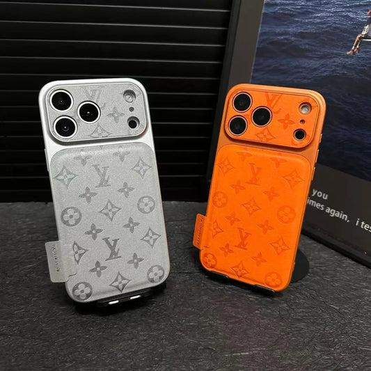 Funda de cuero de microfibra premium para iPhone