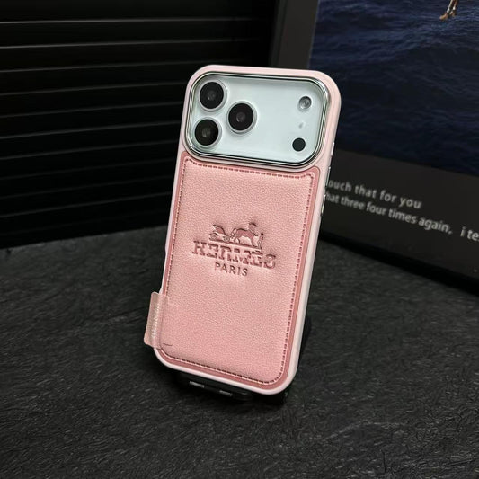 Luxury Leather Flip Case – Premium Lens Protection