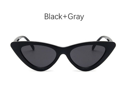 cat eye schaduw voor dames mode zonnebril merk vrouwen vintage retro driehoekige cateye bril oculos feminino zonnebril sexy