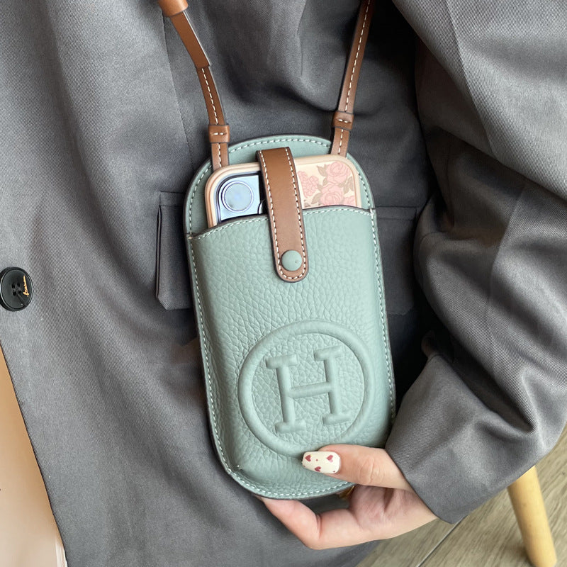 Minimal Leather Phone Bag — Carry Light, Move Free