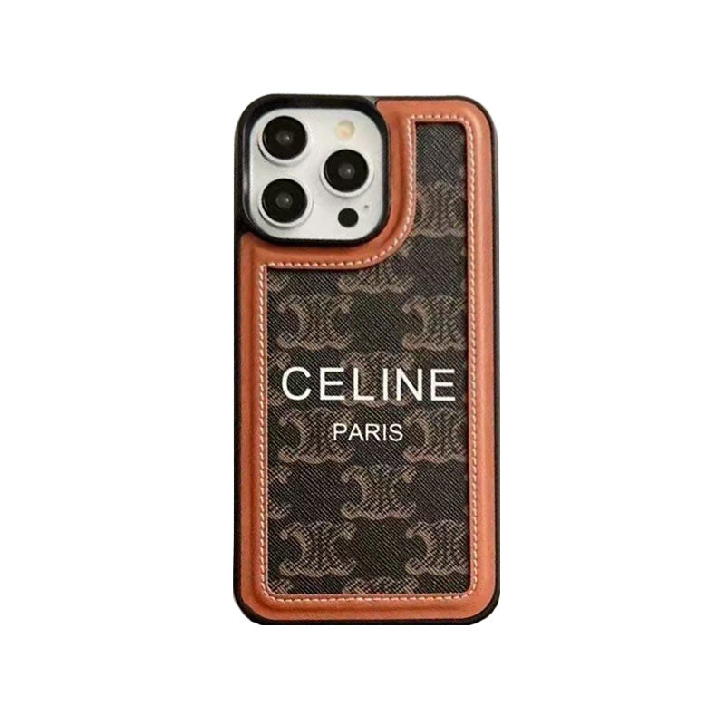 White Celine iPhone-kotelo hihnalla-SZ231124