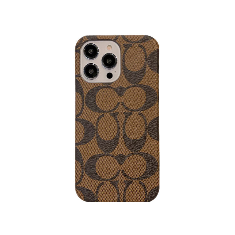 Klasična klasična futrola za iPhone smeđa -JDK241426