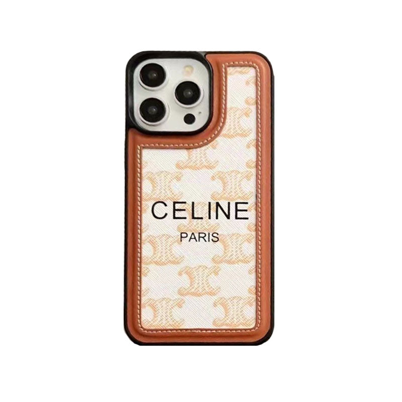White Celine iPhone-kotelo hihnalla-SZ231124