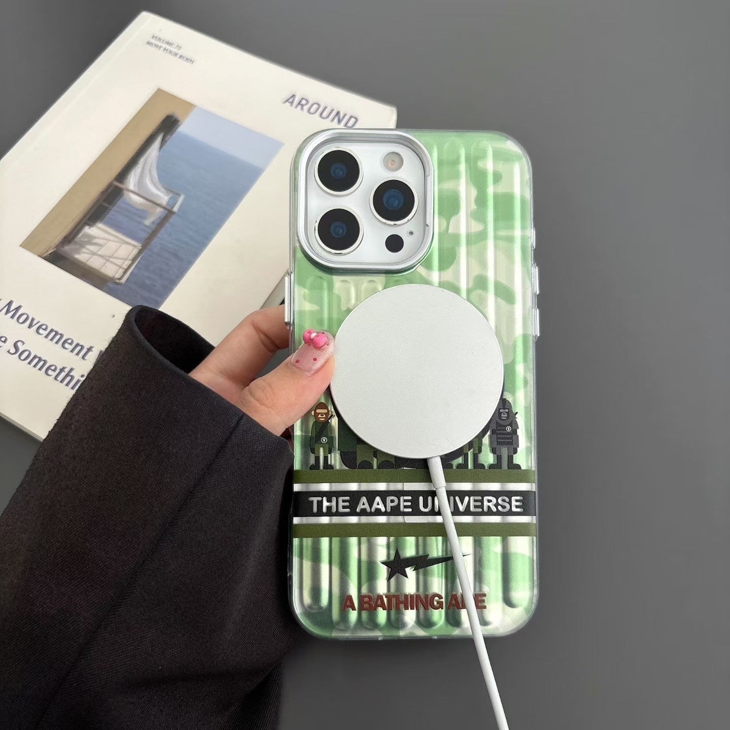 حافظة CTC MagSafe الشفافة - سلسلة Ape Camo