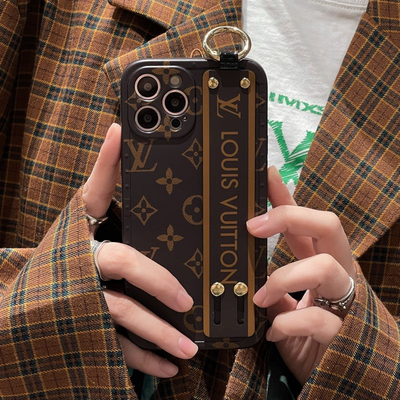 Luxusní hnědé pouzdro na iPhone