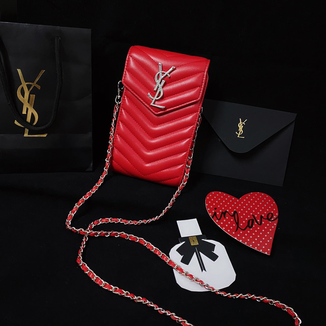 Luksuriøs glamorøs telefonveske