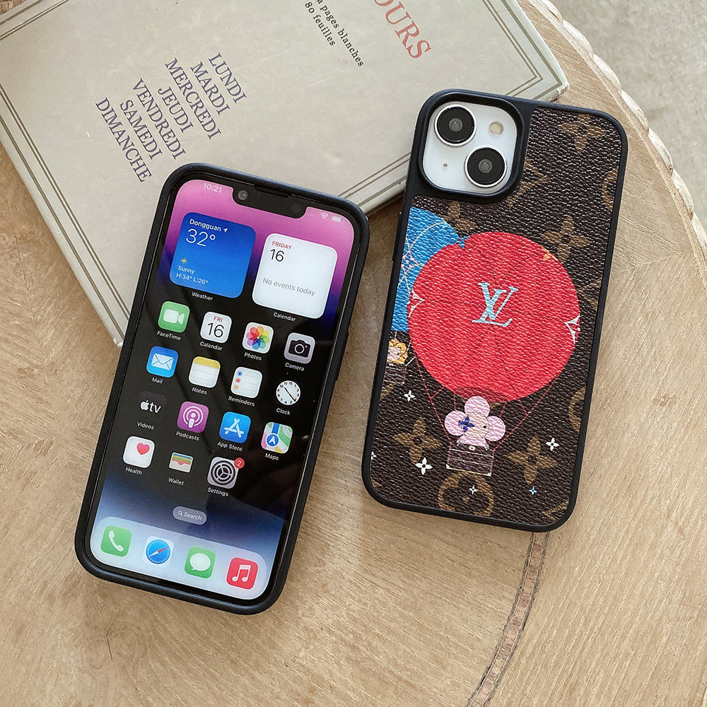 Luksuzna futrola sa balonom & Srce od kože za iPhone
