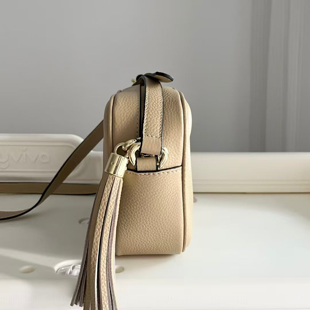 Advanced Pebbled Leather Crossbody Bag