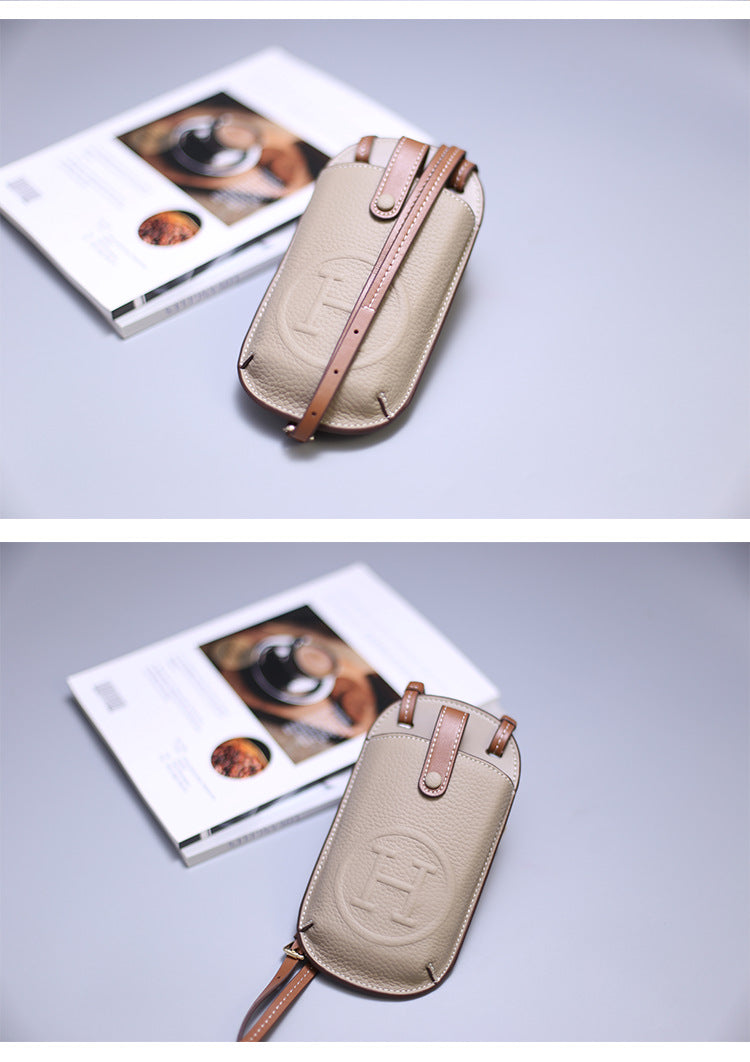 Minimal Leather Phone Bag — Carry Light, Move Free