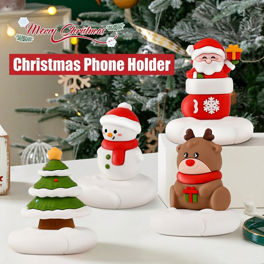 🎄 Holiday Desk Buddy – Supporto per telefono della serie natalizia