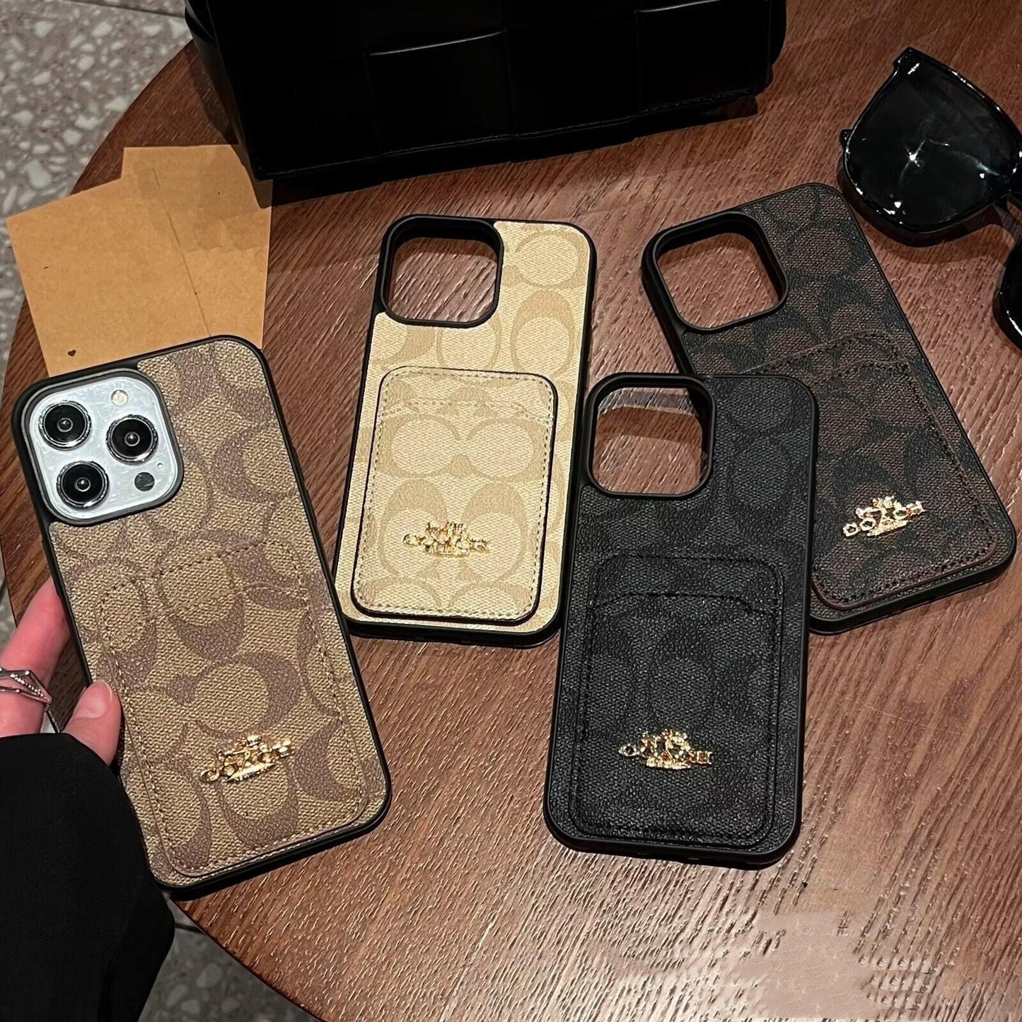 Mála Cárta Clasaiceach Cás iPhone Leathar