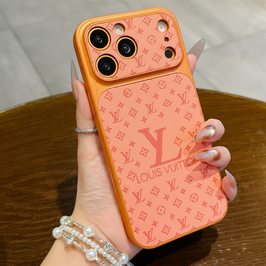 Lyxigt IPhone-fodral med präglade mönster