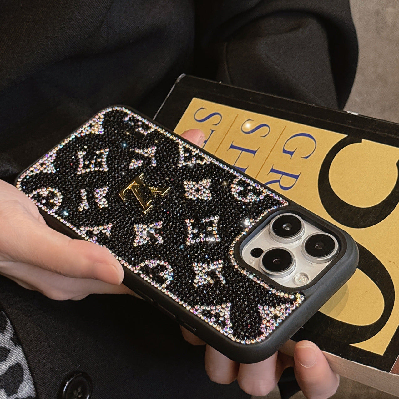 Luxury Glitter Holographic Y - S - Θήκη iPhone εμπνευσμένη από L – Έκδοση Diamond Shine