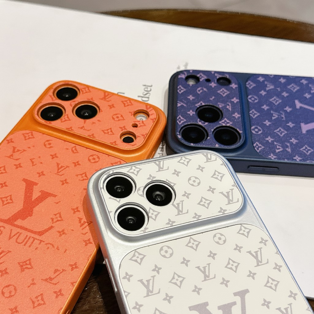 Lyxigt IPhone-fodral med präglade mönster
