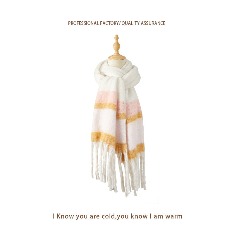 Warmth Without the Bulk — Your Everyday Mohair Winter Scarf
