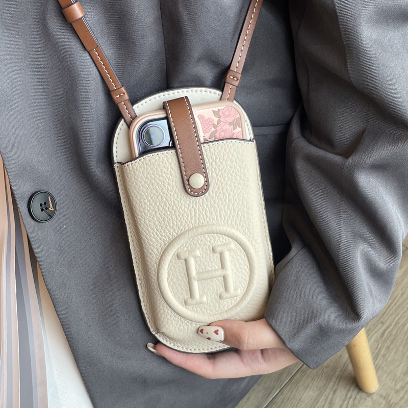 Minimal Leather Phone Bag — Carry Light, Move Free