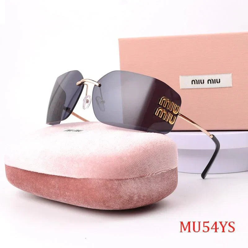 Occhiali da sole senza montatura alla moda