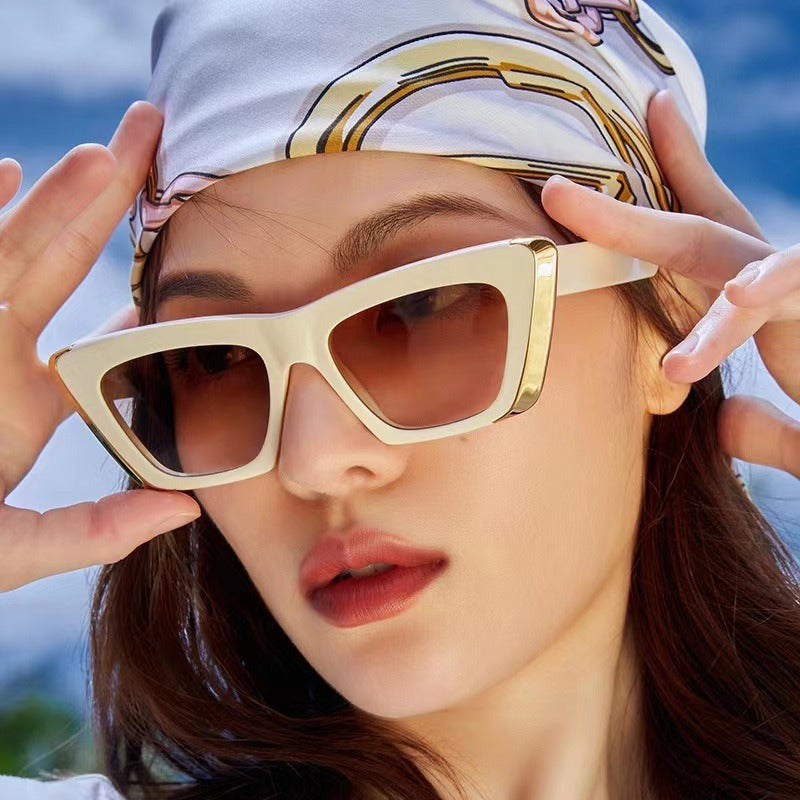 Modische Cat-Eye-Sonnenbrille