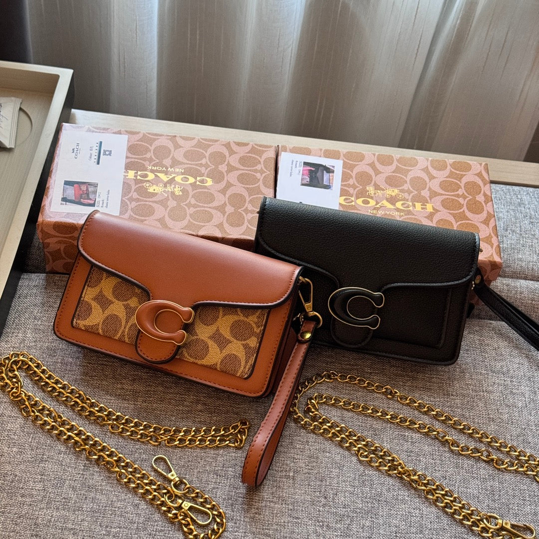 Lett luksus håndveske i skinn