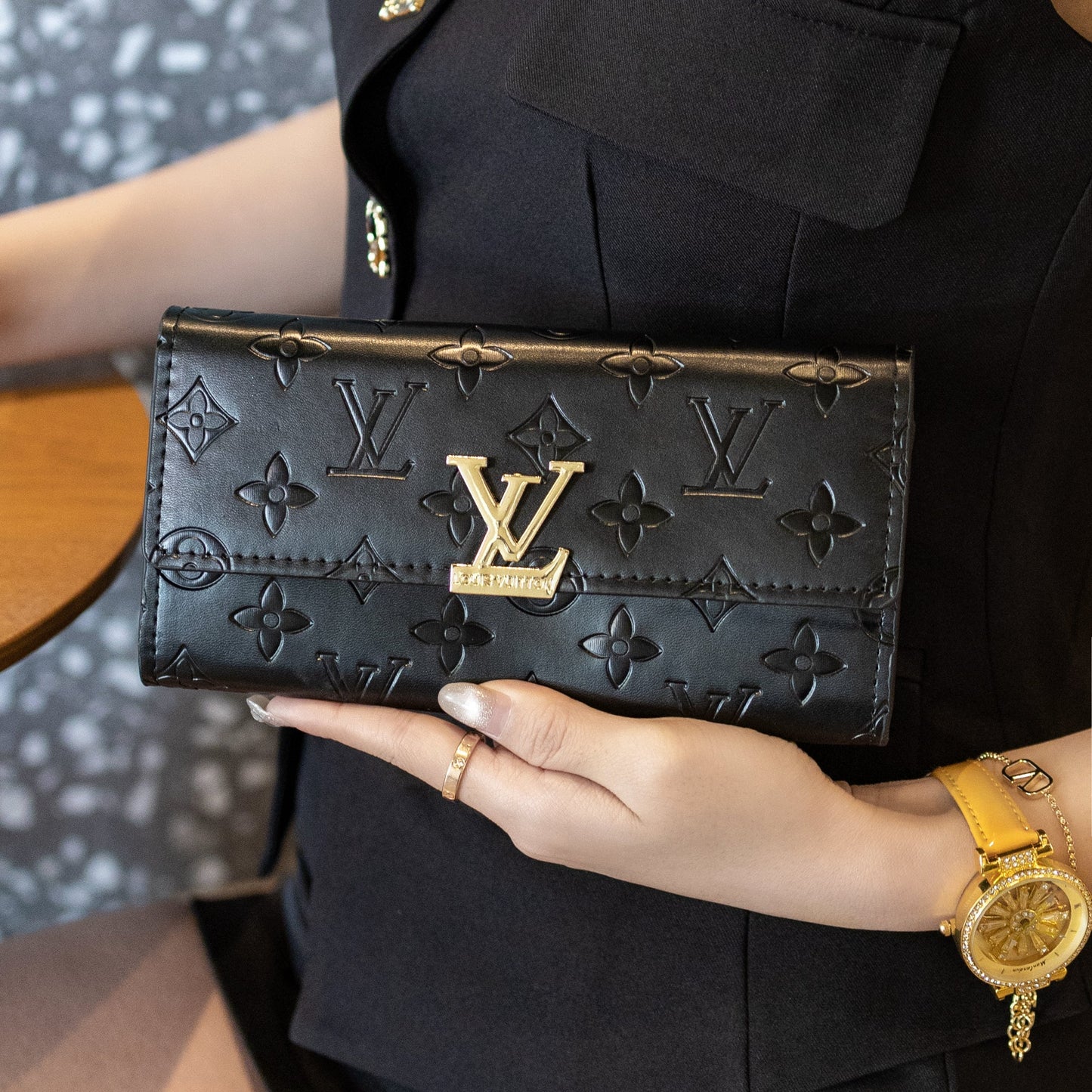 Classic Embossed Women's Luxury Handbag