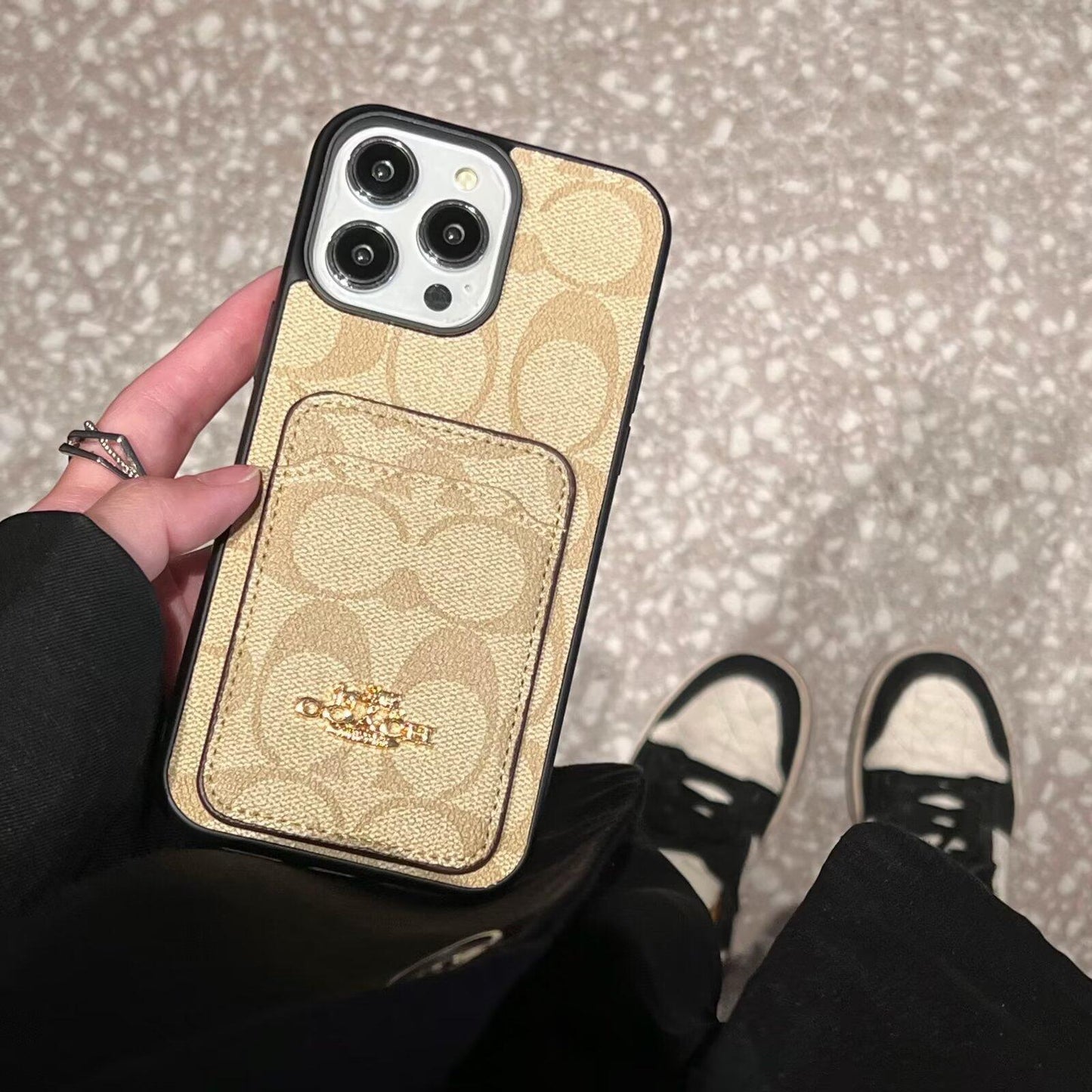 Mála Cárta Clasaiceach Cás iPhone Leathar