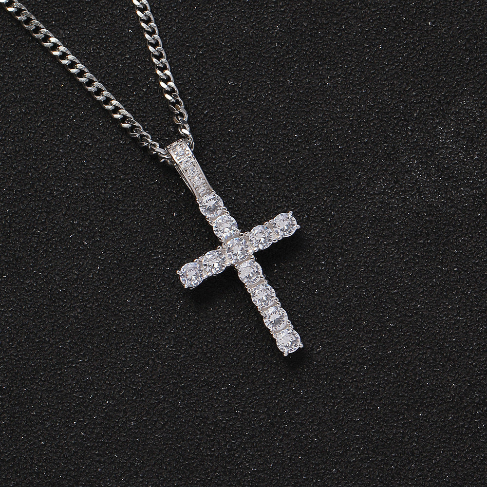 Iced Cross Necklace