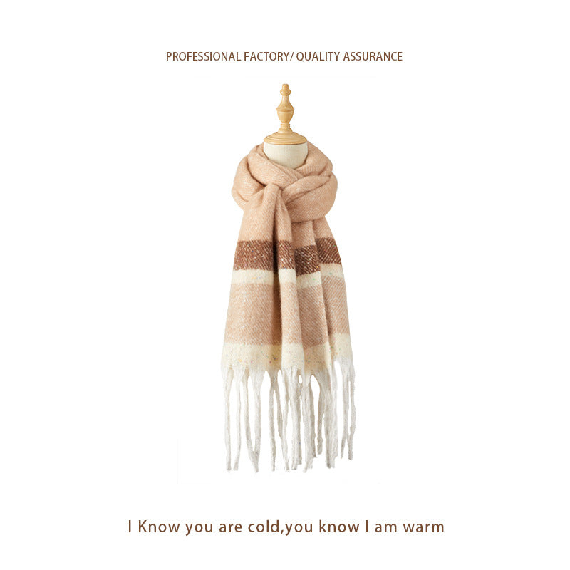 Warmth Without the Bulk — Your Everyday Mohair Winter Scarf