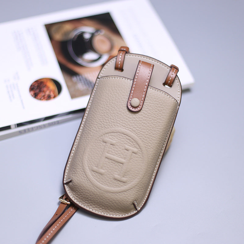 Minimal Leather Phone Bag — Carry Light, Move Free