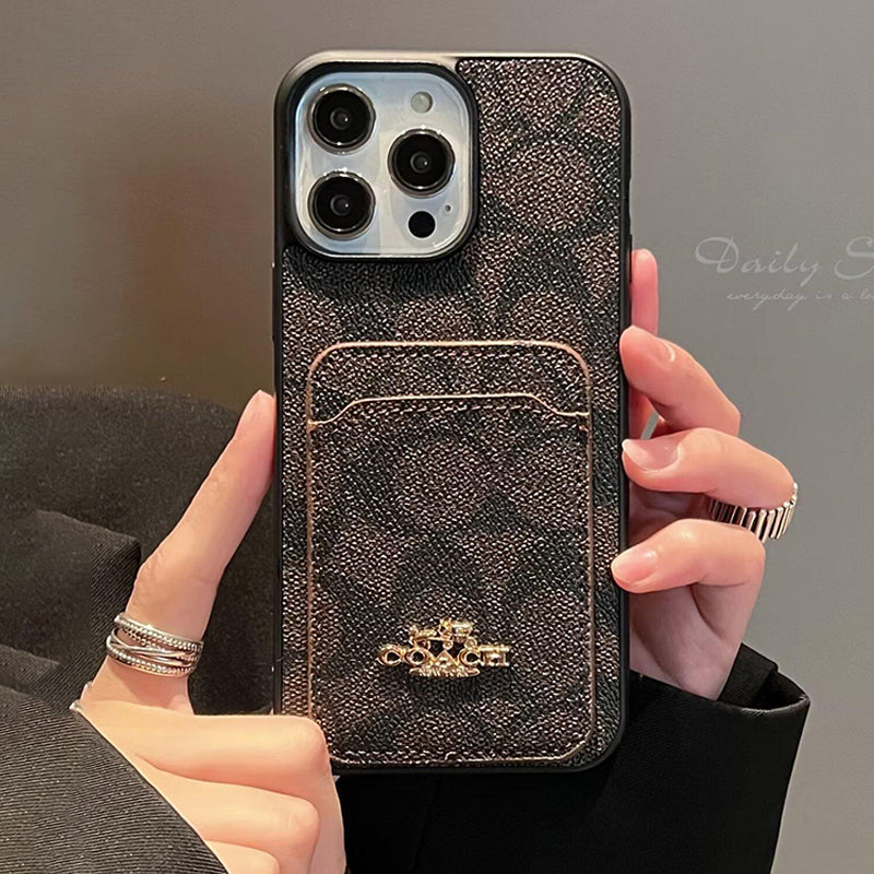 Mála Cárta Clasaiceach Cás iPhone Leathar