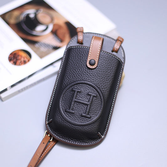 Minimal Leather Phone Bag — Carry Light, Move Free
