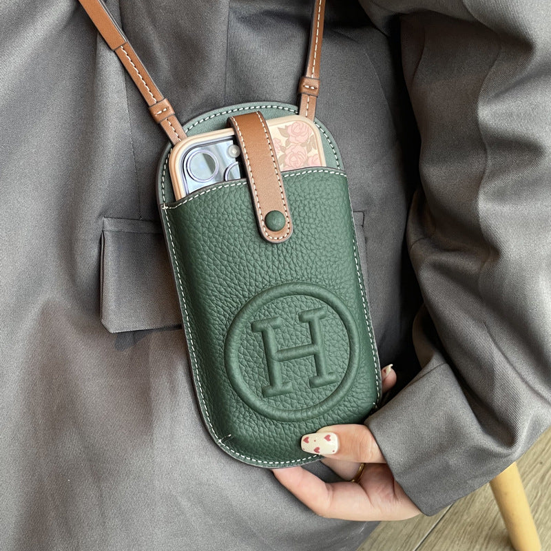 Minimal Leather Phone Bag — Carry Light, Move Free