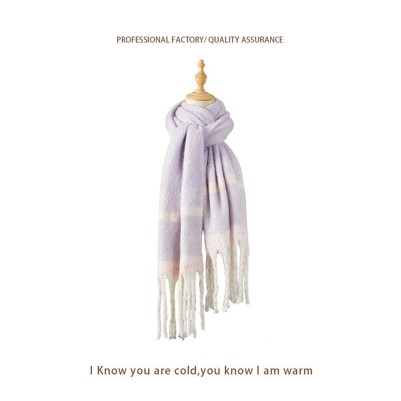 Warmth Without the Bulk — Your Everyday Mohair Winter Scarf