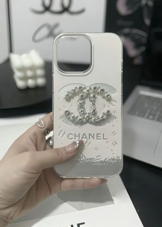 حافظة iPhone كريستالية فاخرة أنيقة مع حزام السوار