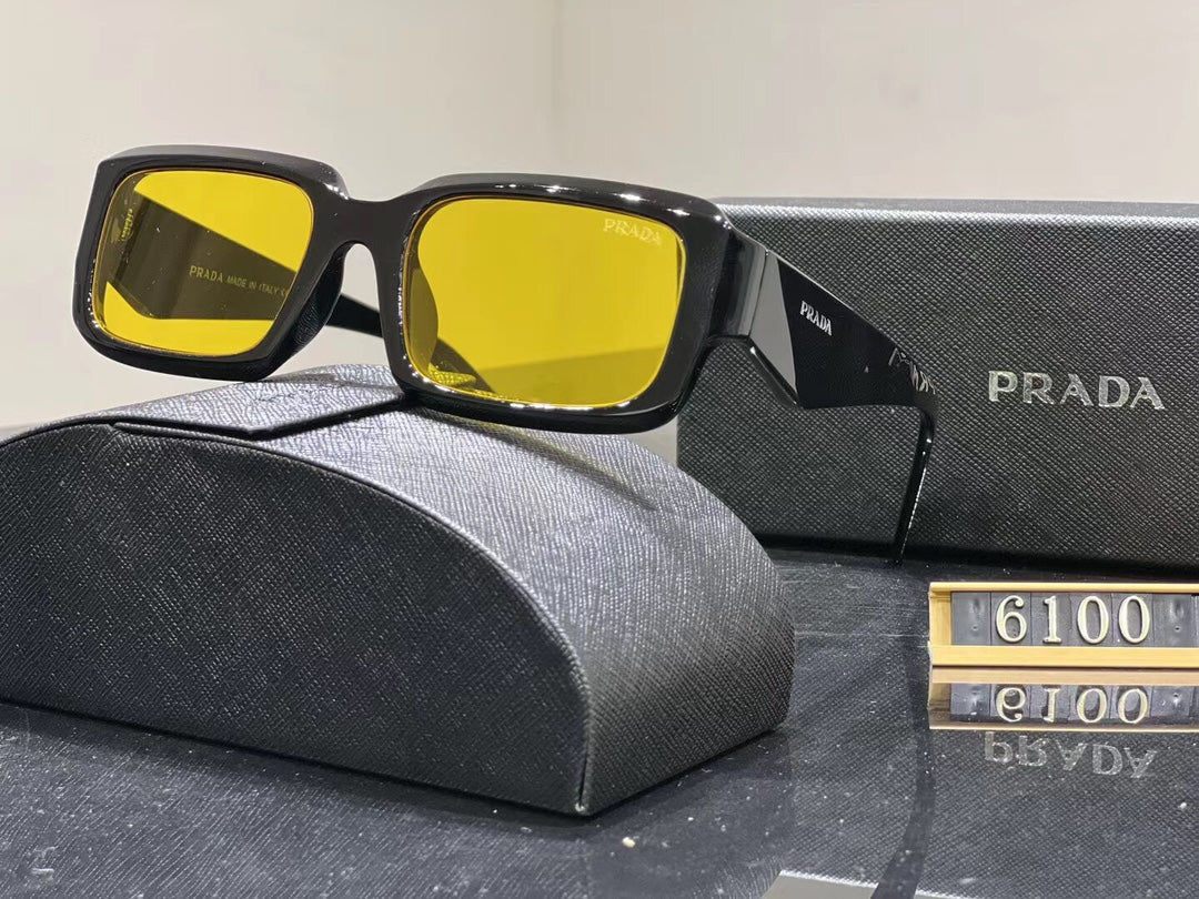 Niske kvadratne sunčane naočale 6100