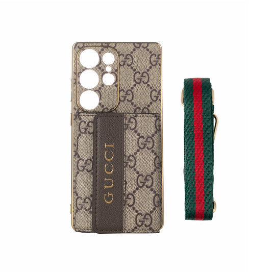 Advanced Leather Samsung Phone Case with Wallet and Strap W.