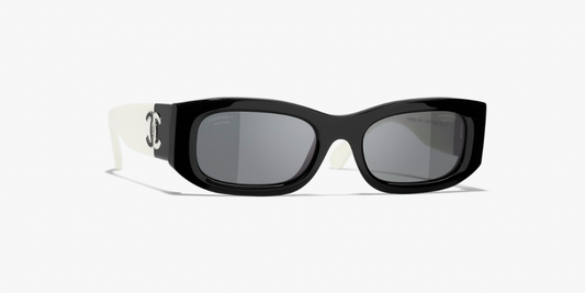 Fashion Rectangle Acetate Sunglasses
