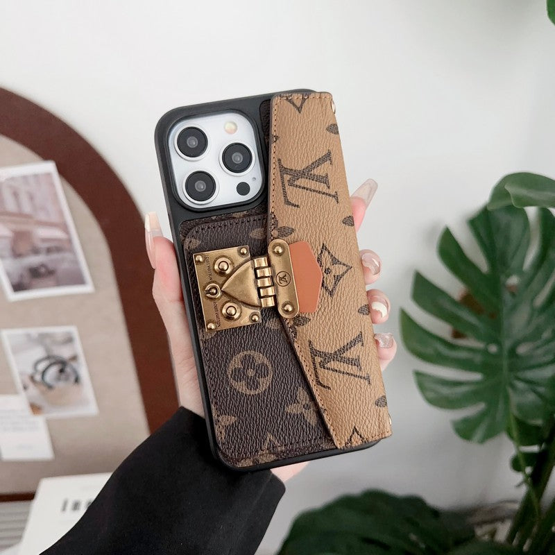 Cás iPhone Slabhra Sealbhóir Cárta Só
