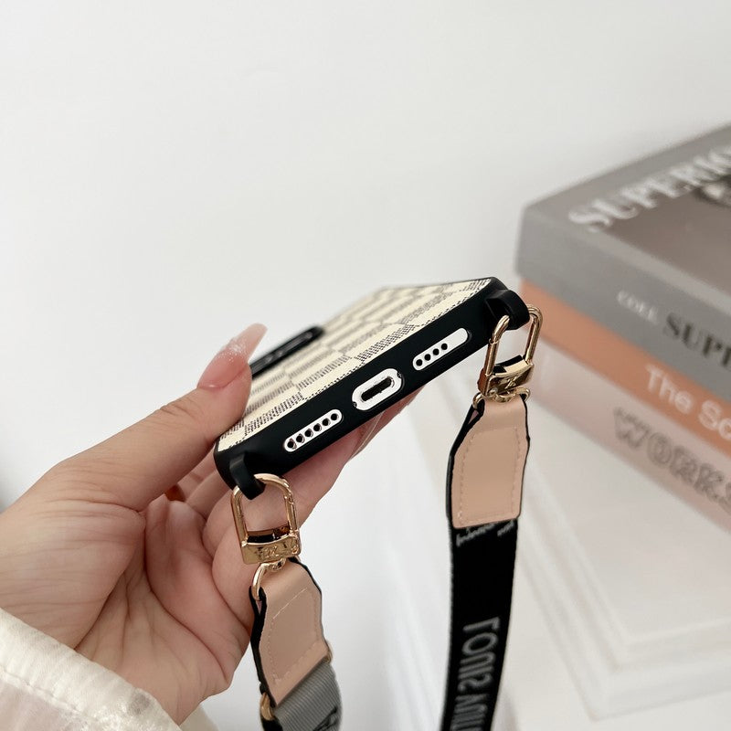 Cás iPhone Só Crossbody Brown