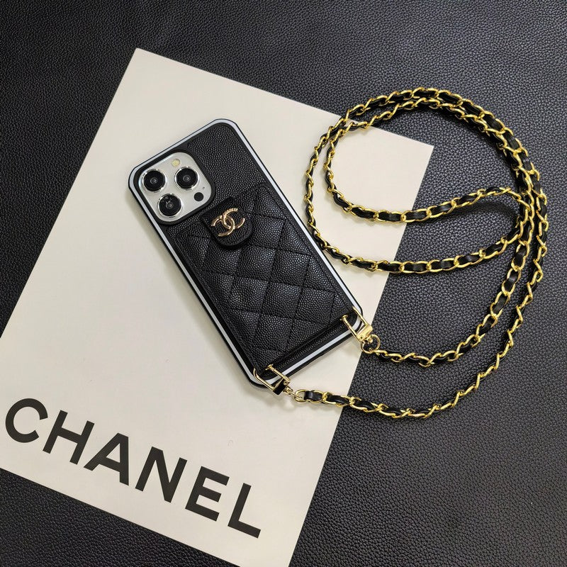 Elegantna crossbody kožna navlaka za iPhone