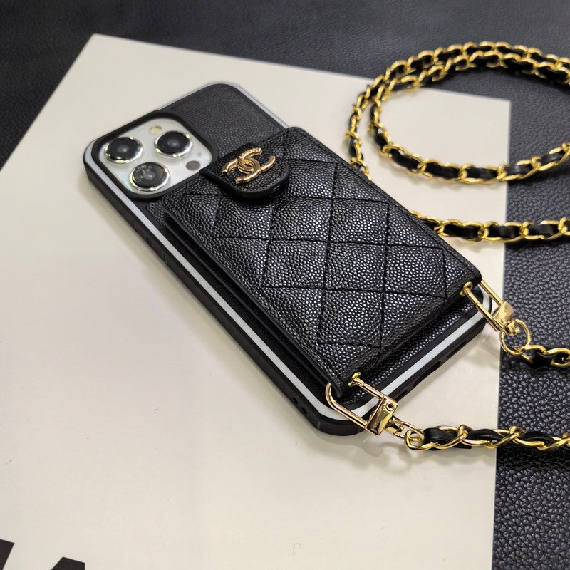 Elegantna crossbody kožna navlaka za iPhone