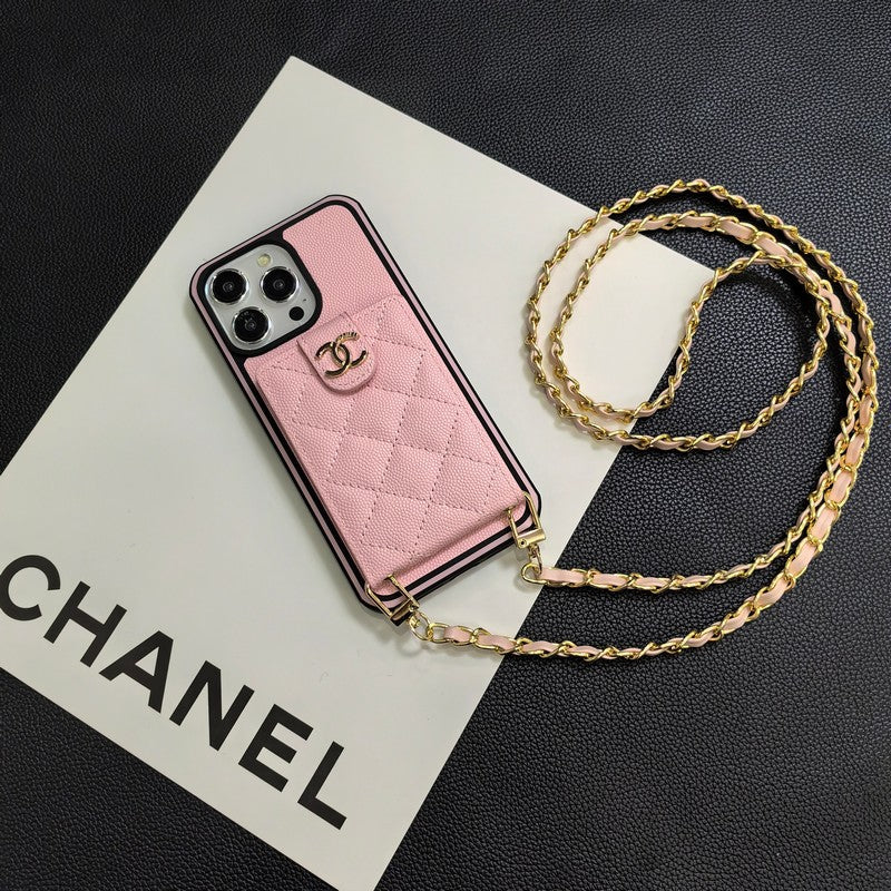 Elegantna crossbody kožna navlaka za iPhone