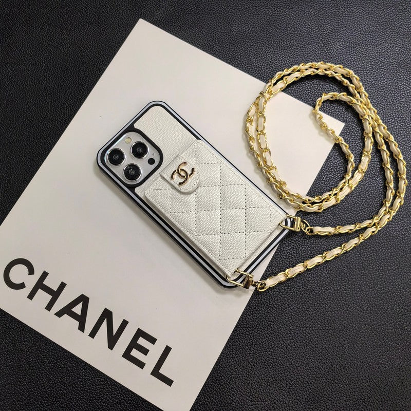 Elegantna crossbody kožna navlaka za iPhone