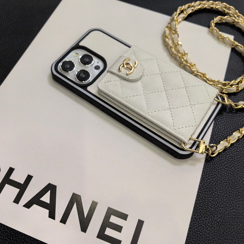 Elegantna crossbody kožna navlaka za iPhone