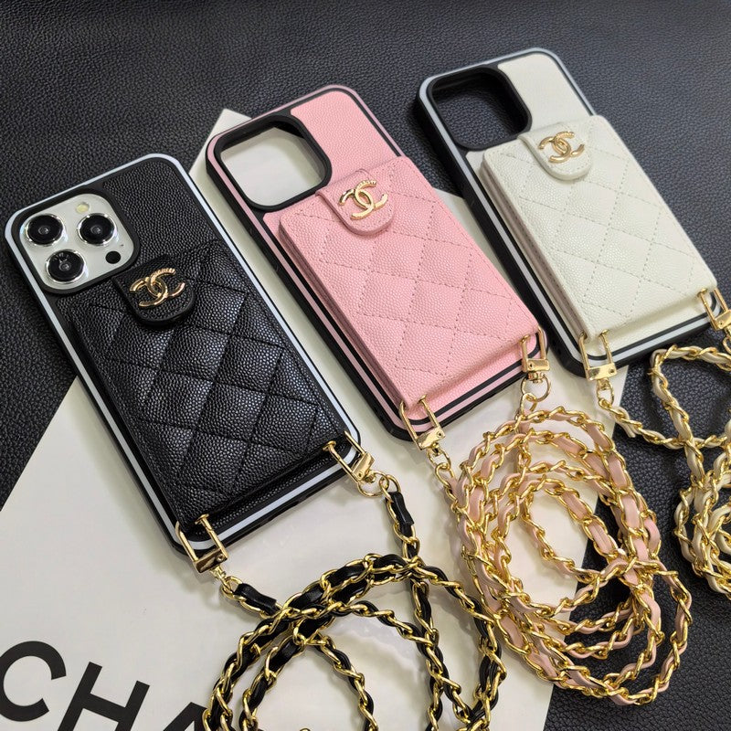 Elegantna crossbody kožna navlaka za iPhone