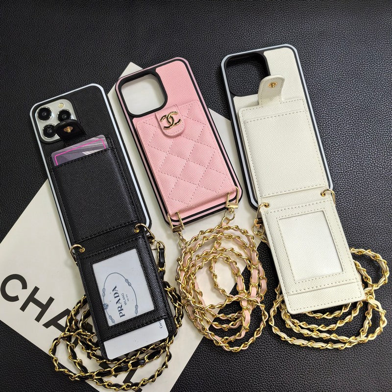 Elegantna crossbody kožna navlaka za iPhone