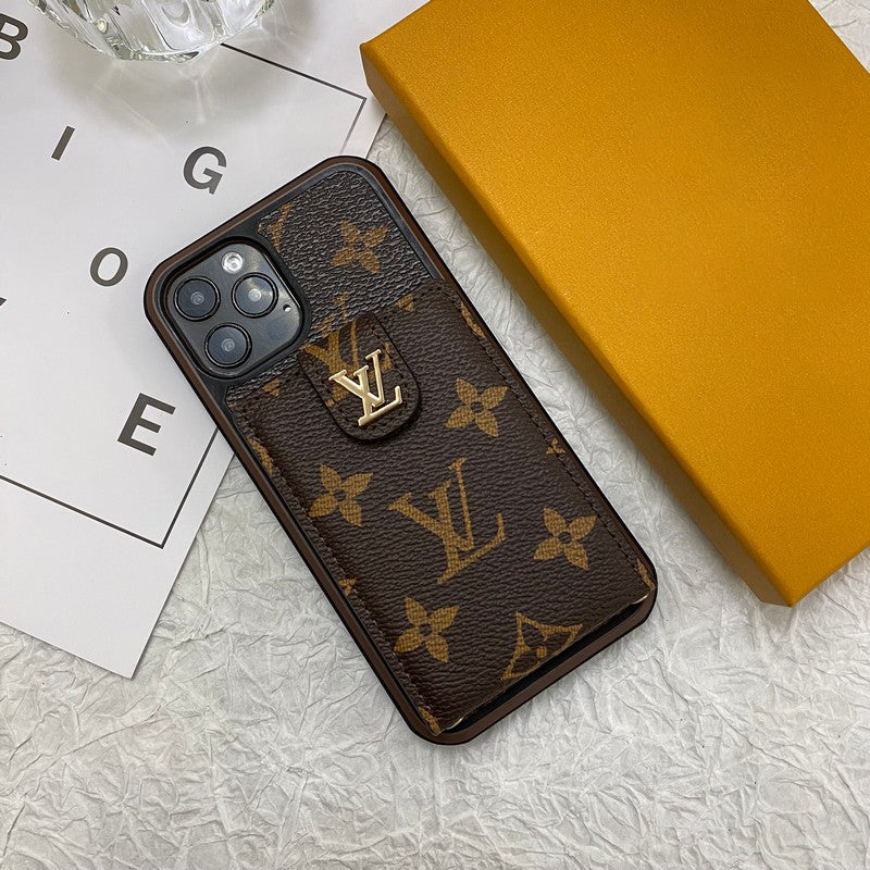 Custodia per iPhone di lusso con custodia per carte